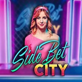Side Bet City by Evolution, showcased at shakebetcasinos.com – game logo