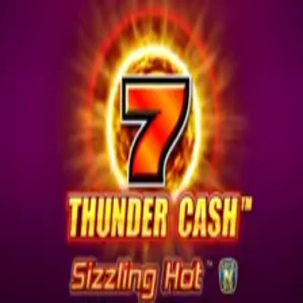 Thunder Cash Sizzling Hot slot logo by Novomatic at ShakeBet Casino