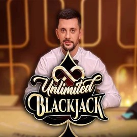 Unlimited Blackjack logo – Live Casino by Ezugi at ShakeBet Casino